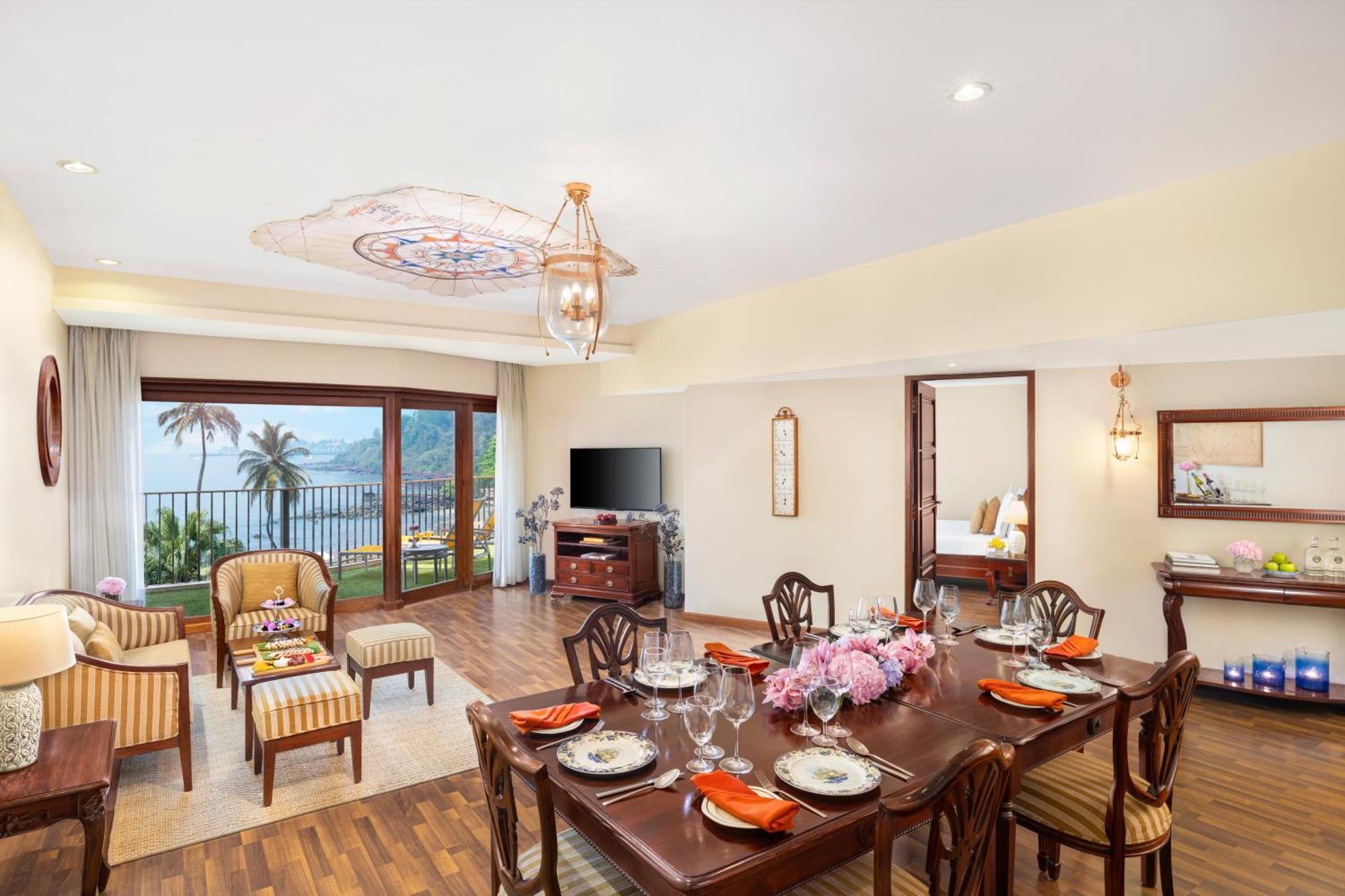 Taj Cidade De Goa Heritage, Goa Santa Cruz Екстер'єр фото A suite at the resort
